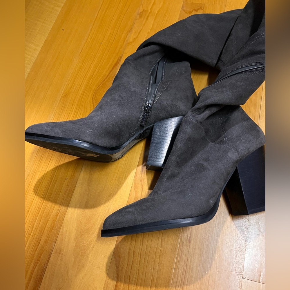 Grey Marc Fischer Knee high boots — size 8.5